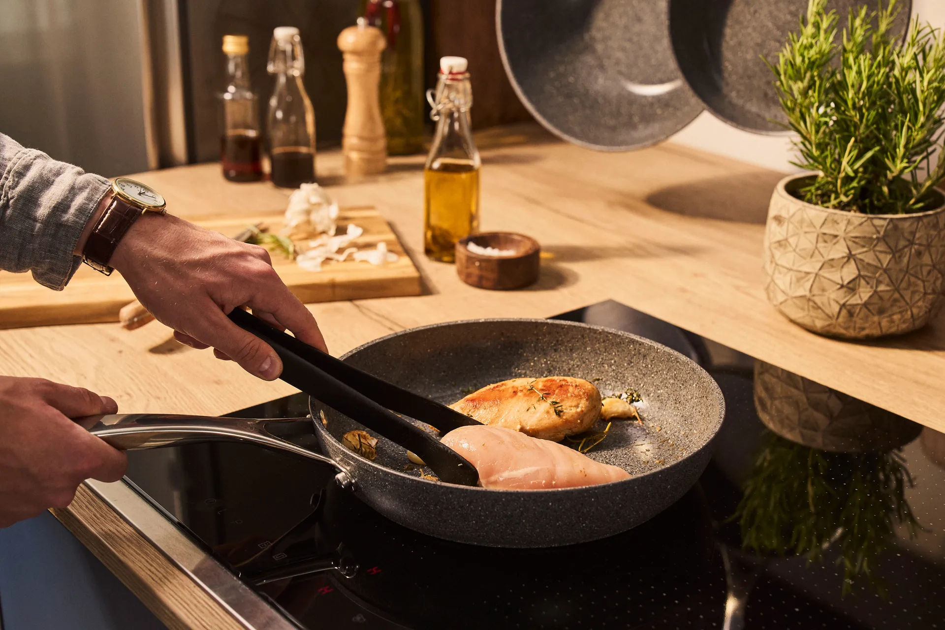 Patelnia ceramiczna Ballarini Salina Granit, 20 cm Ballarini