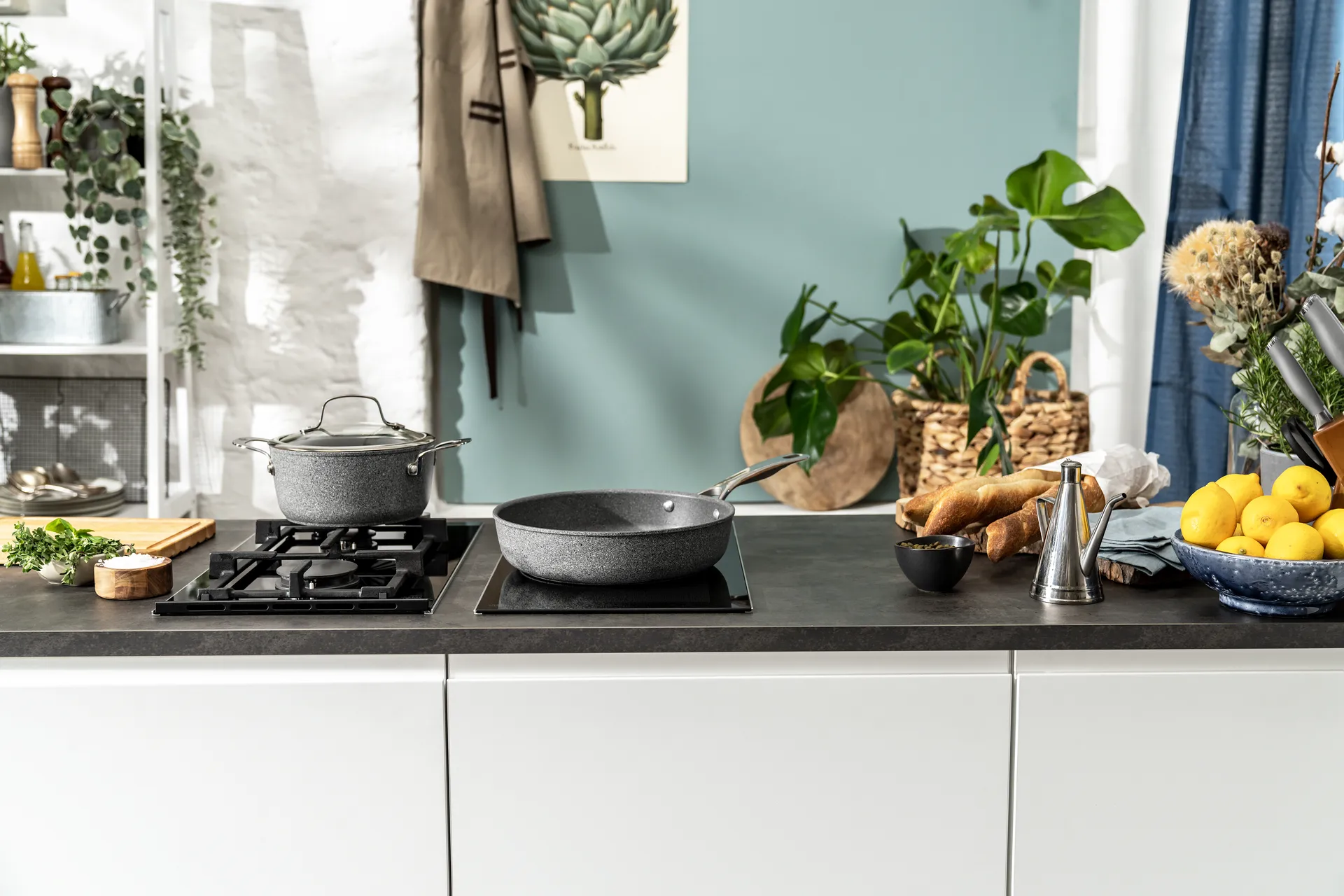 Patelnia ceramiczna Ballarini Salina Ti-X Granit, 20 cm Ballarini