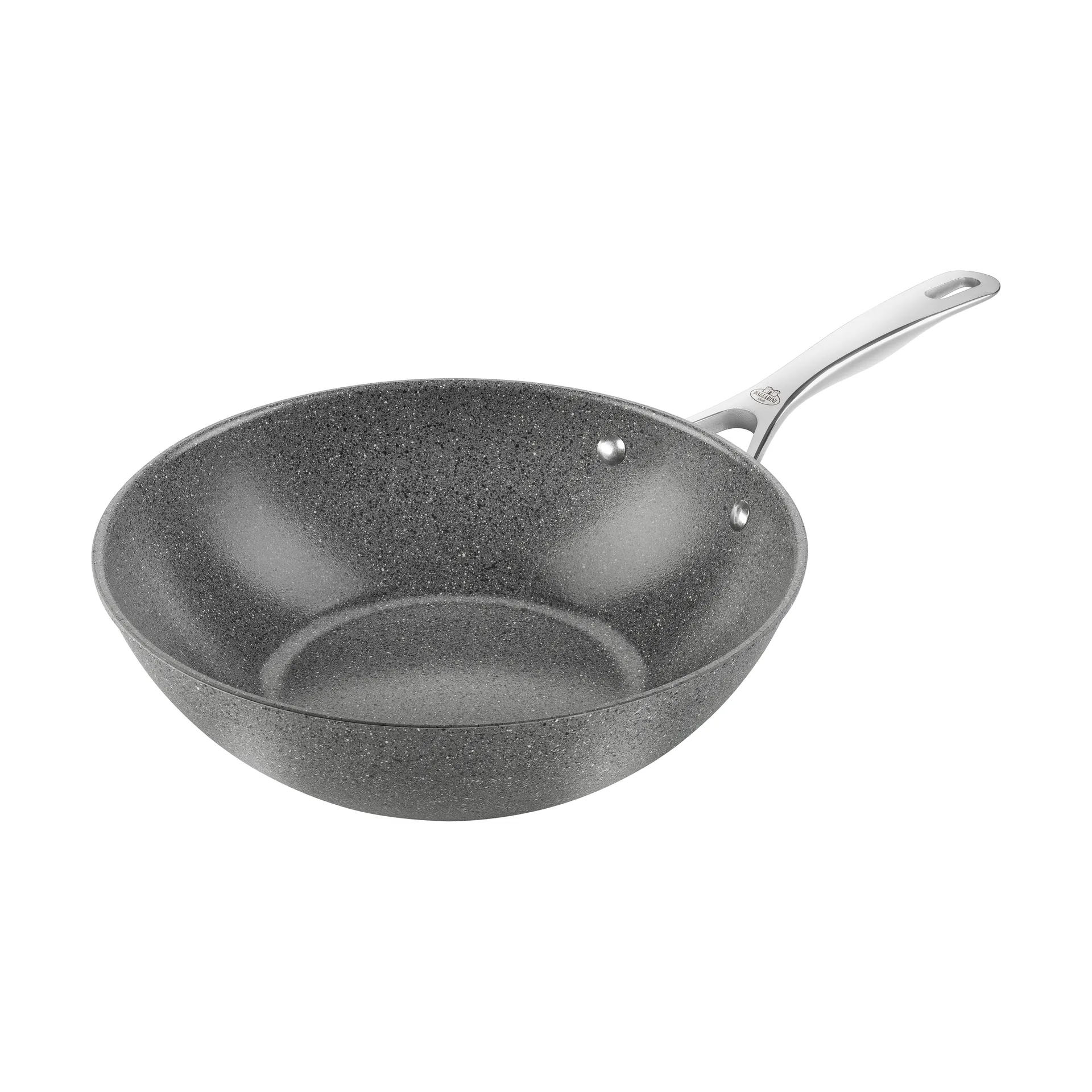 Patelnia wok ceramiczna Ballarini Salina Ceramic Granit, 30 cm Ballarini