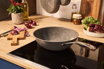 Patelnia wok ceramiczna Ballarini Salina Ceramic Granit - 30 cm - Ballarini
