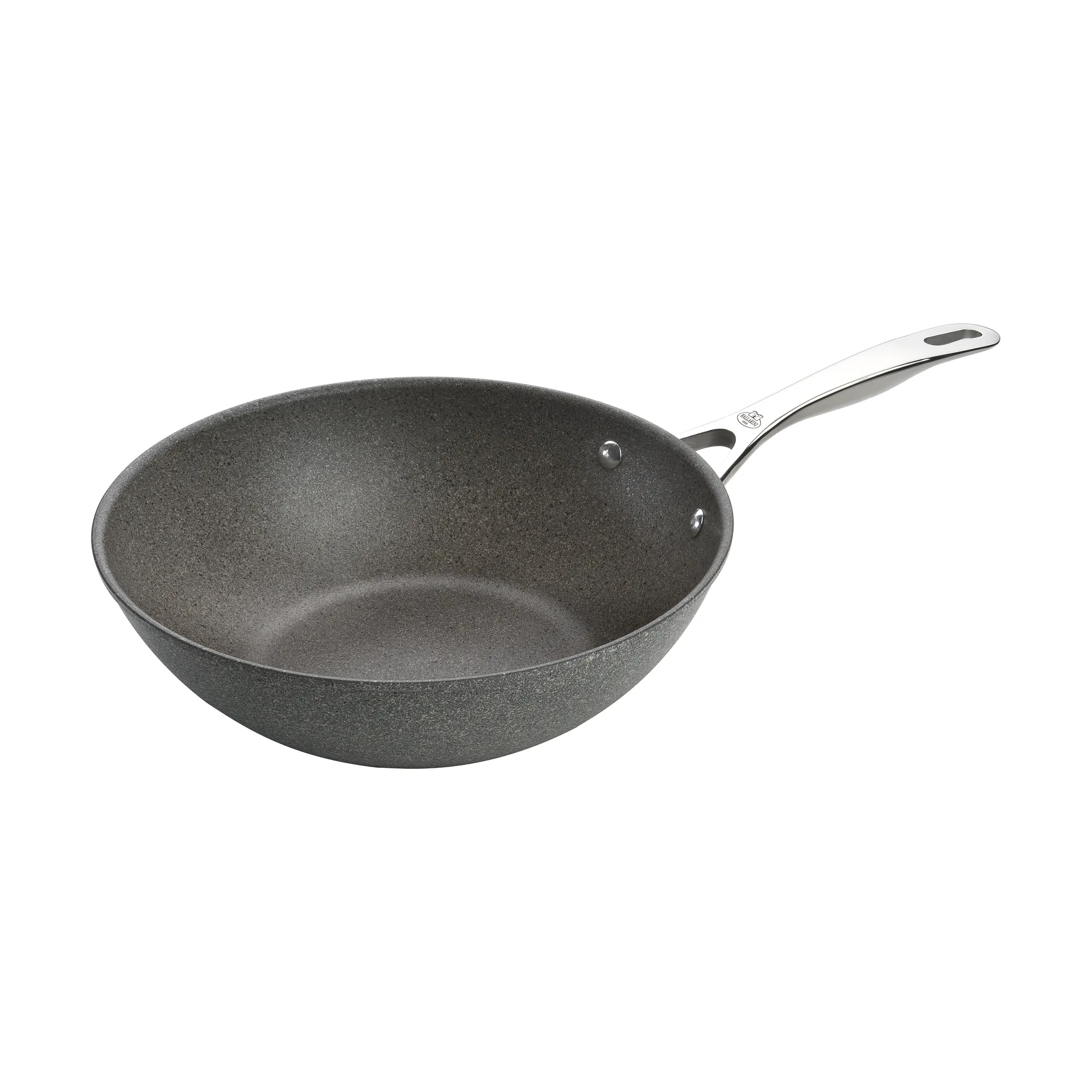 Patelnia wok ceramiczna Ballarini Salina Ti-X Granit, 30 cm Ballarini