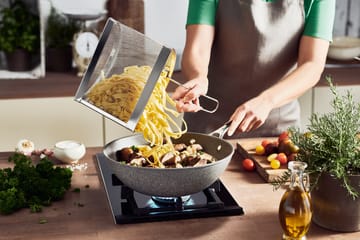 Patelnia wok ceramiczna Ballarini Salina Ti-X Granit  - 30 cm - Ballarini