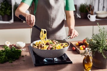 Patelnia wok ceramiczna Ballarini Salina Ti-X Granit  - 30 cm - Ballarini