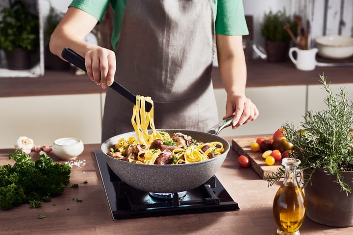 Patelnia wok ceramiczna Ballarini Salina Ti-X Granit , 30 cm Ballarini