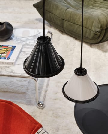 Belle lampa wisząca Ø15 cm - Błyszcząca czerń - Belid