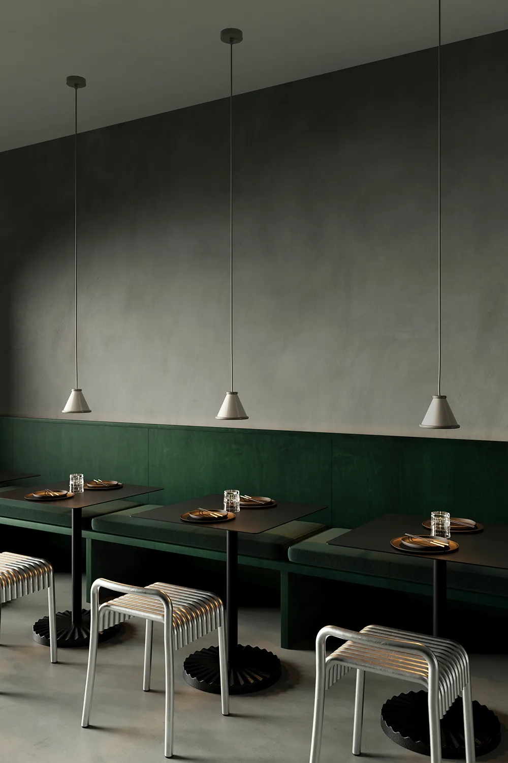 Belle lampa wisząca Ø15 cm, Pebble grey-moss grey Belid