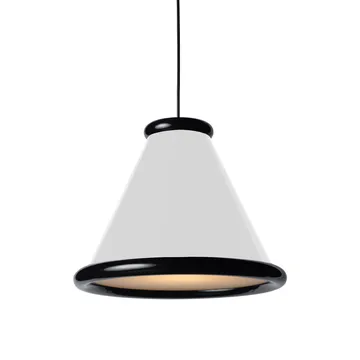 Belle lampa wisząca Ø36 cm - Błyszcząca biała-błyszcząca czarna - Belid