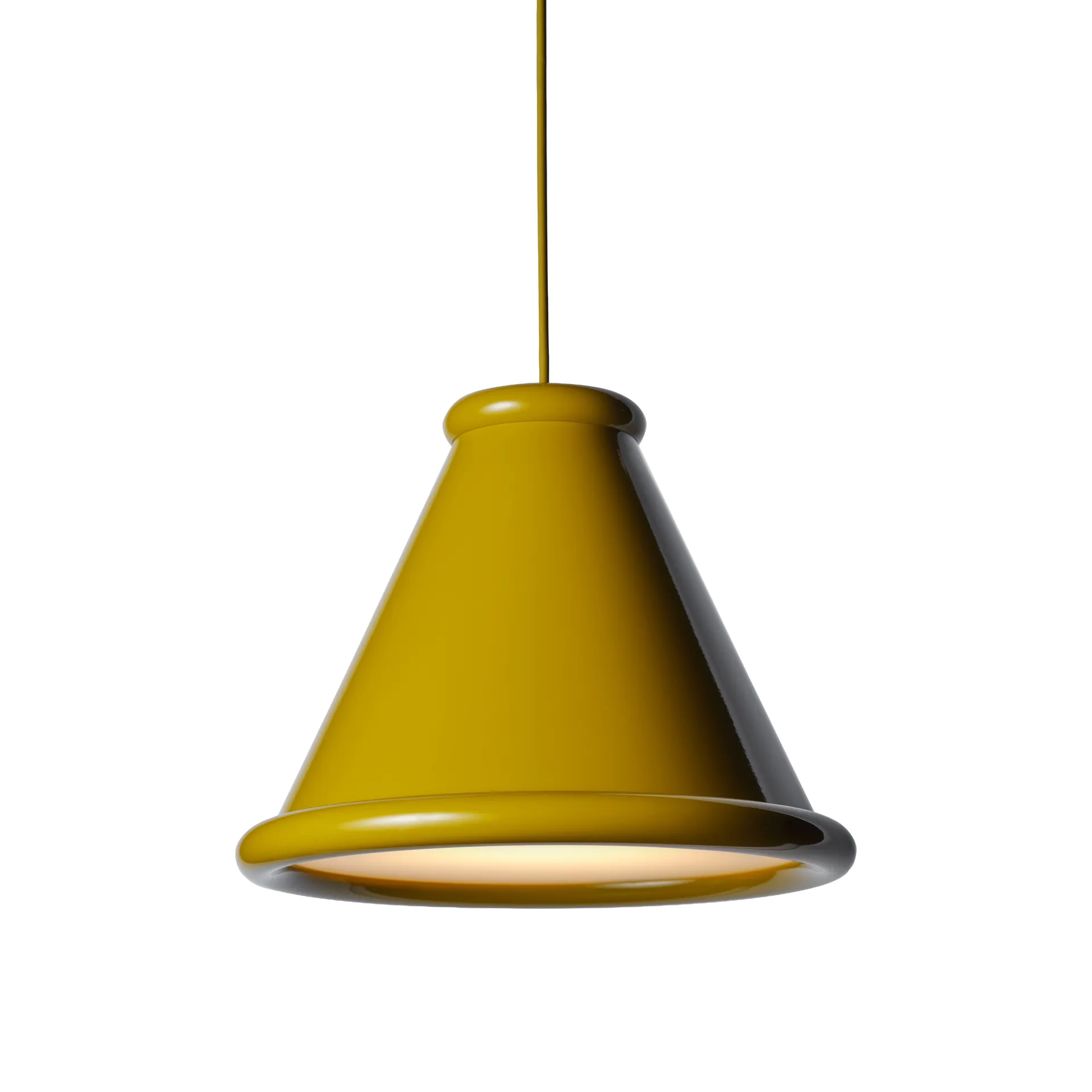 Belle lampa wisząca Ø36 cm, Honey yellow Belid