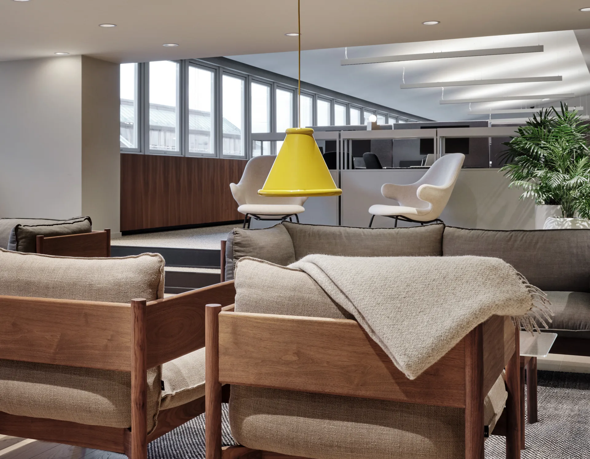 Belle lampa wisząca Ø36 cm, Honey yellow Belid