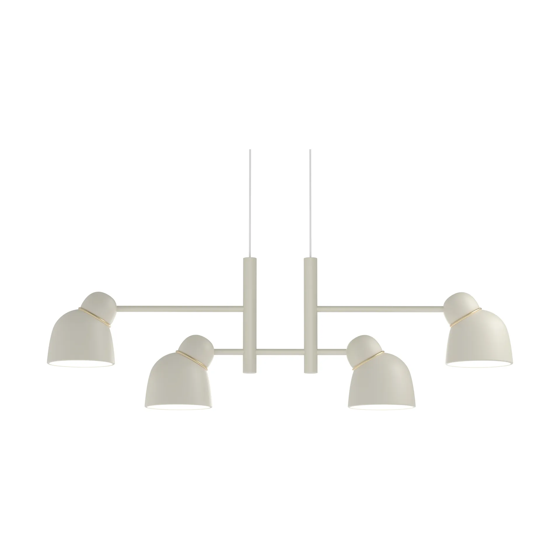 Bird wisząca lampa 119,3 cm, Piasek-mosiądz Belid