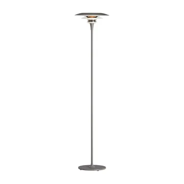 Diablo lampa podłogowa Ø30 cm - Szaro-czarny błyszczący - Belid