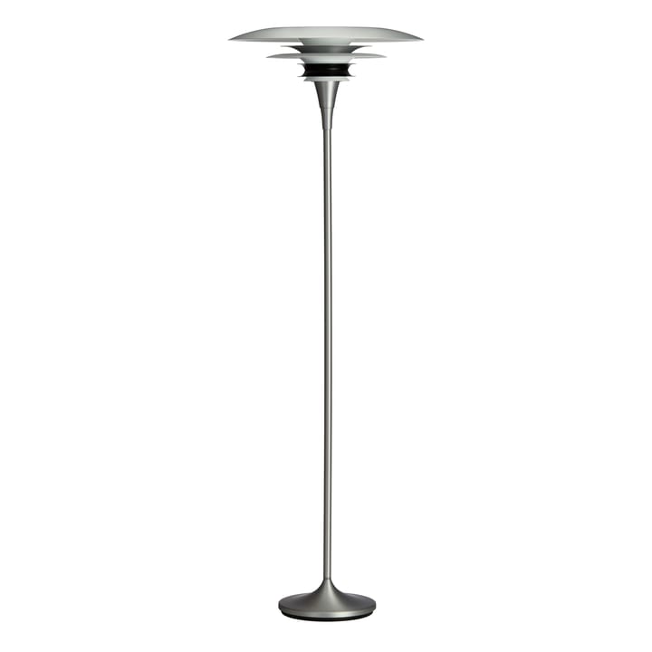 Diablo lampa podłogowa Ø50 cm - Matowe aluminium-matowa czerń - Belid