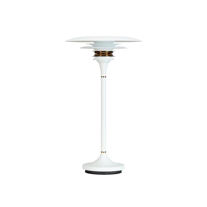 Diablo lampa stołowa Ø20 cm - Biały mosiądz - Belid