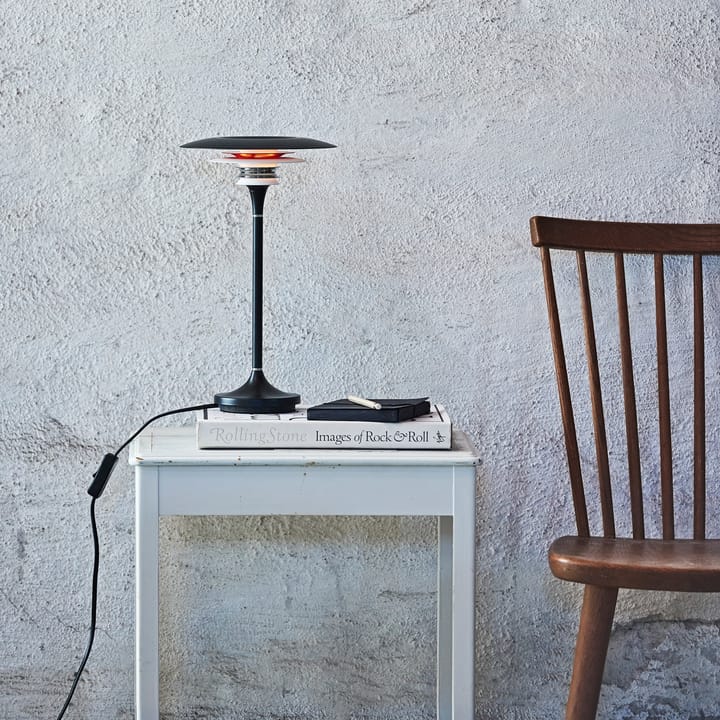 Diablo lampa stołowa Ø20 cm, Matowy czarno-jasny czerwony Belid