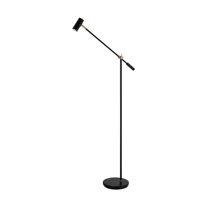 Lampa podłogowa Cato 134 cm - Matowa czerń-mosiądz - Belid
