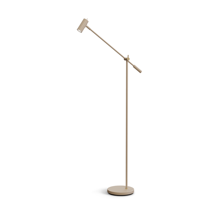 Lampa podłogowa Cato 134 cm - Nougat-mosiądz - Belid