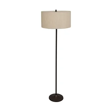 Lampa podłogowa Soft - Lniany naturalny-metaliczny brąz, Ø44x149,5 cm - Belid