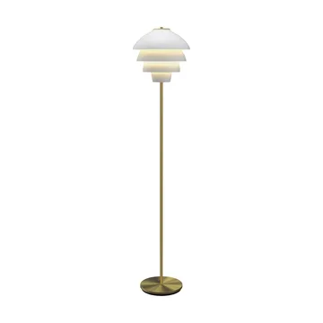 Lampa podłogowa Valencia 150 cm - Matowy biały-mosiądz - Belid
