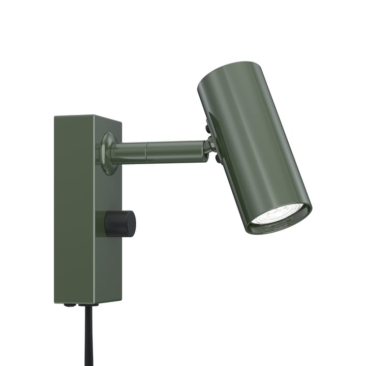 Lampa ścienna Cato - Blank leśna zieleń-matowa czerń - Belid