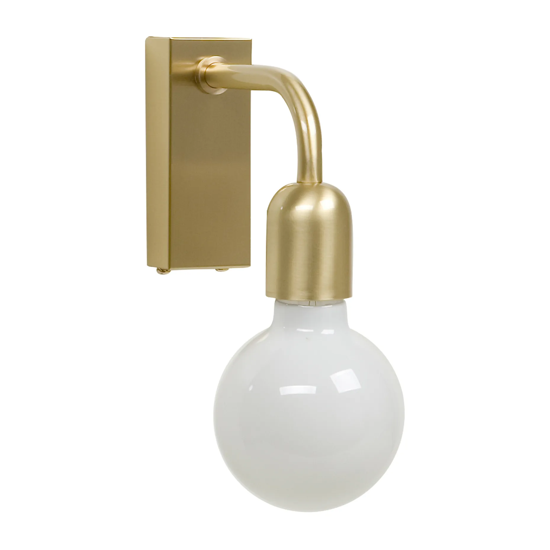 Lampa ścienna Regal 1 12,9 cm, Mosiądz szczotkowany Belid