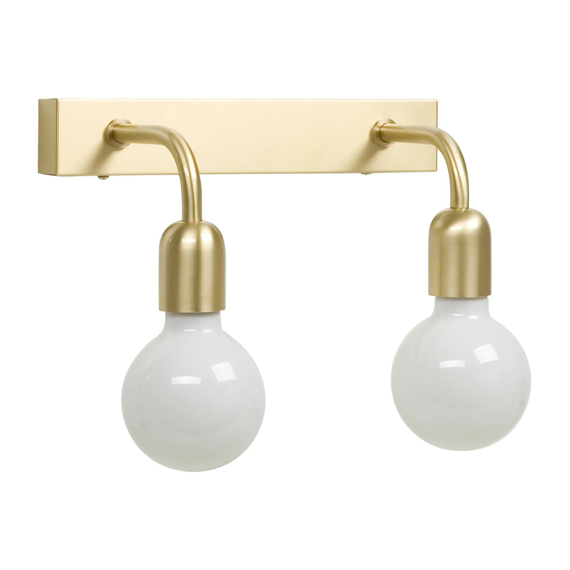Lampa ścienna Regal 2 13,5 cm, Mosiądz szczotkowany Belid
