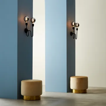 Lampa ścienna Regal Duo wtyczką - Czarny - Belid