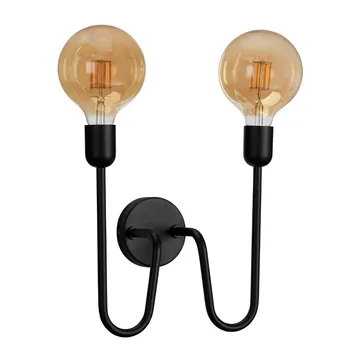 Lampa ścienna Regal Duo wtyczką - Czarny - Belid