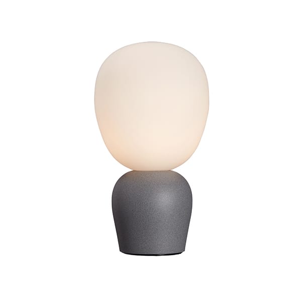 Lampa stołowa Buddy szkło opalowe - Beton (szary) - Belid