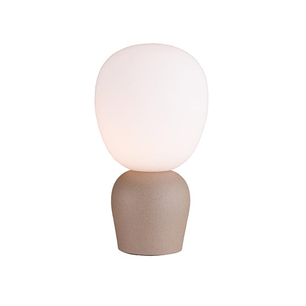 Lampa stołowa Buddy szkło opalowe - Piaskowy (beżowy) - Belid
