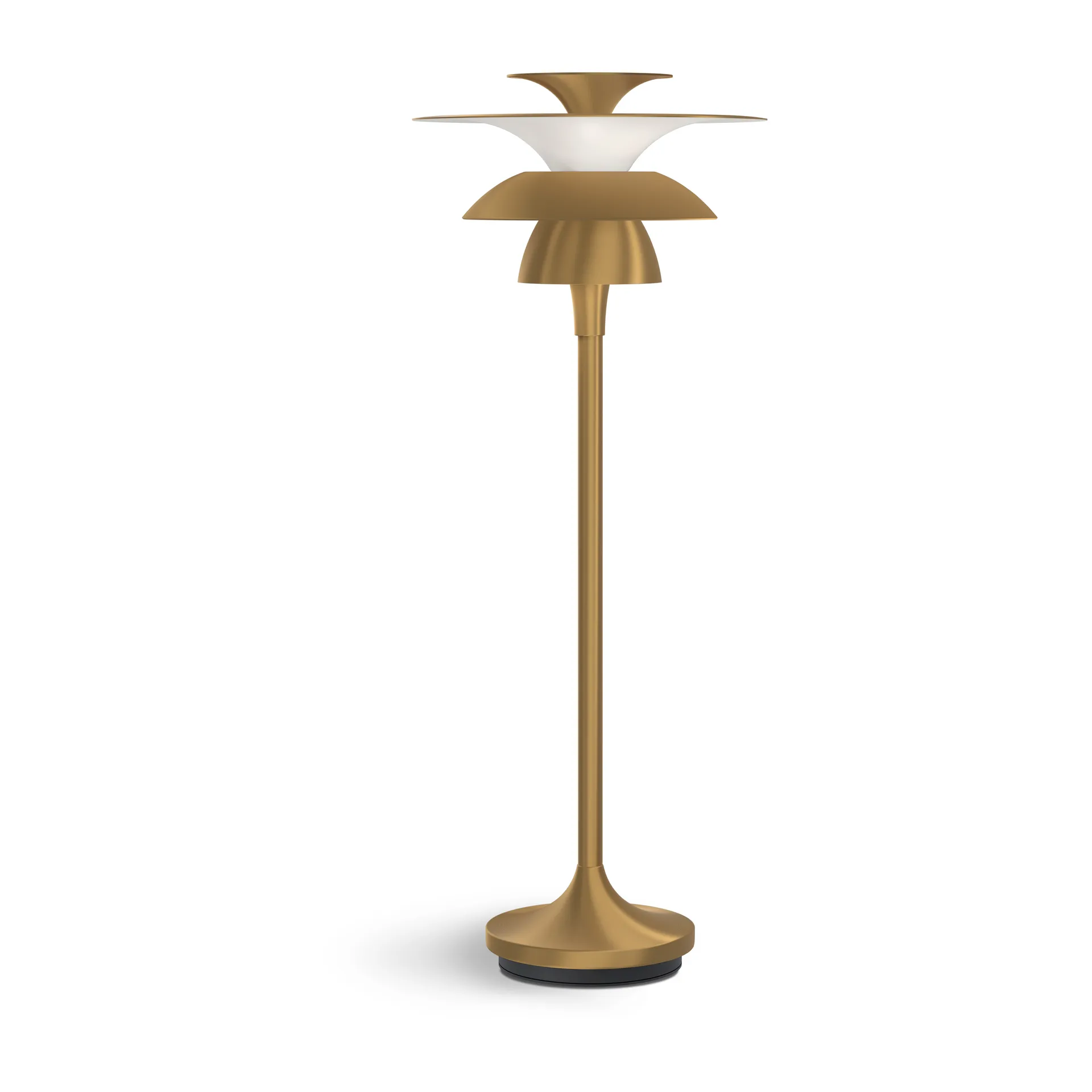 Lampa stołowa Picasso, duża 45,7 cm, Antyczny mosiądz Belid