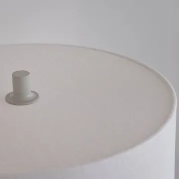 Lampa stołowa Soft - Lniany biały-sand, Ø34x64 cm - Belid