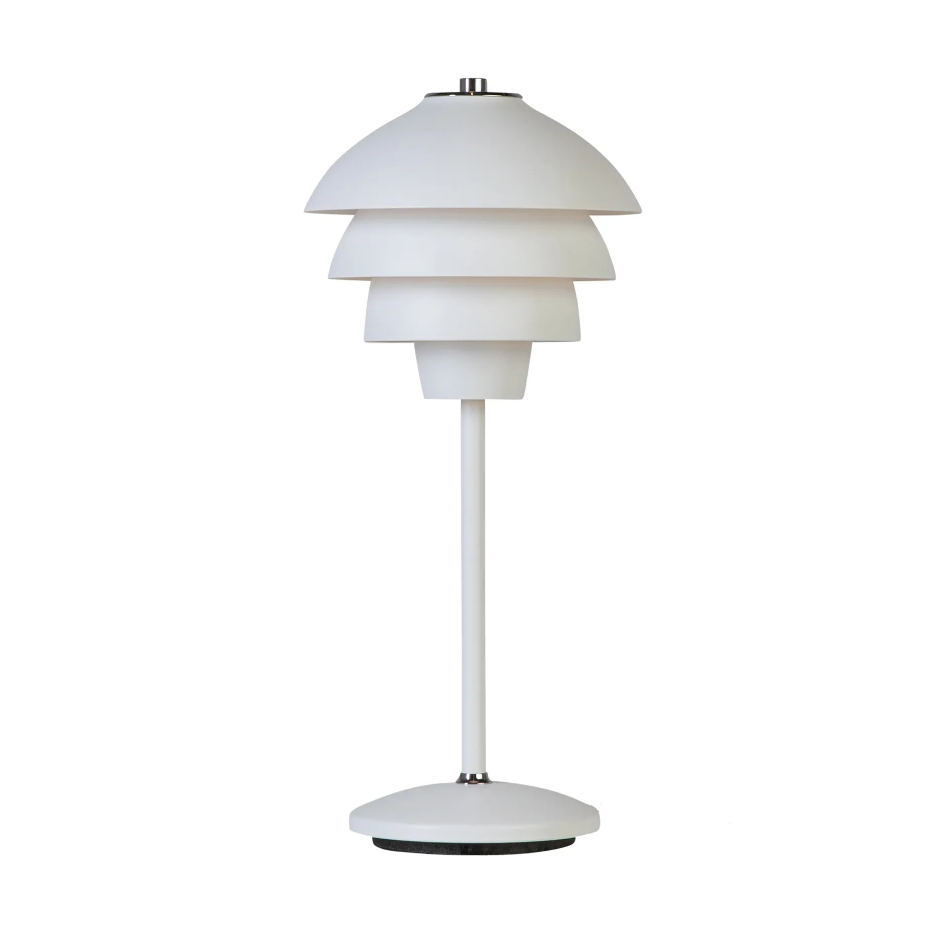 Lampa stołowa Valencia Ø18 cm, Matowa biel Belid