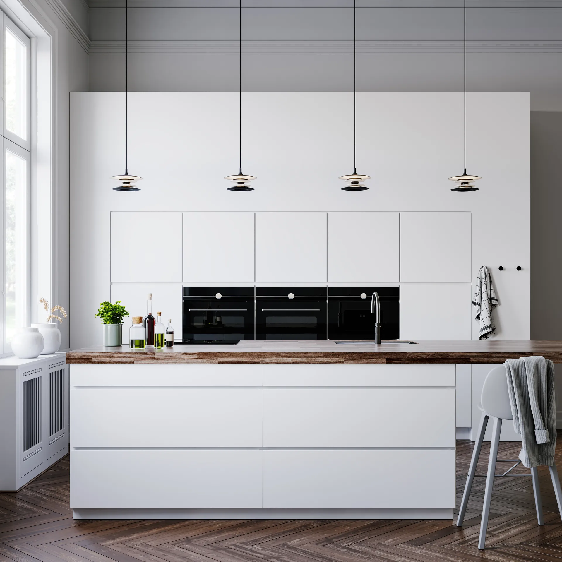 Lampa sufitowa Diablo Ø20 cm, Czarny Belid