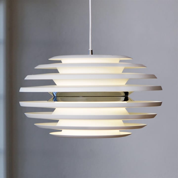 Lampa sufitowa Ellipse, biały matowy, chrom Belid