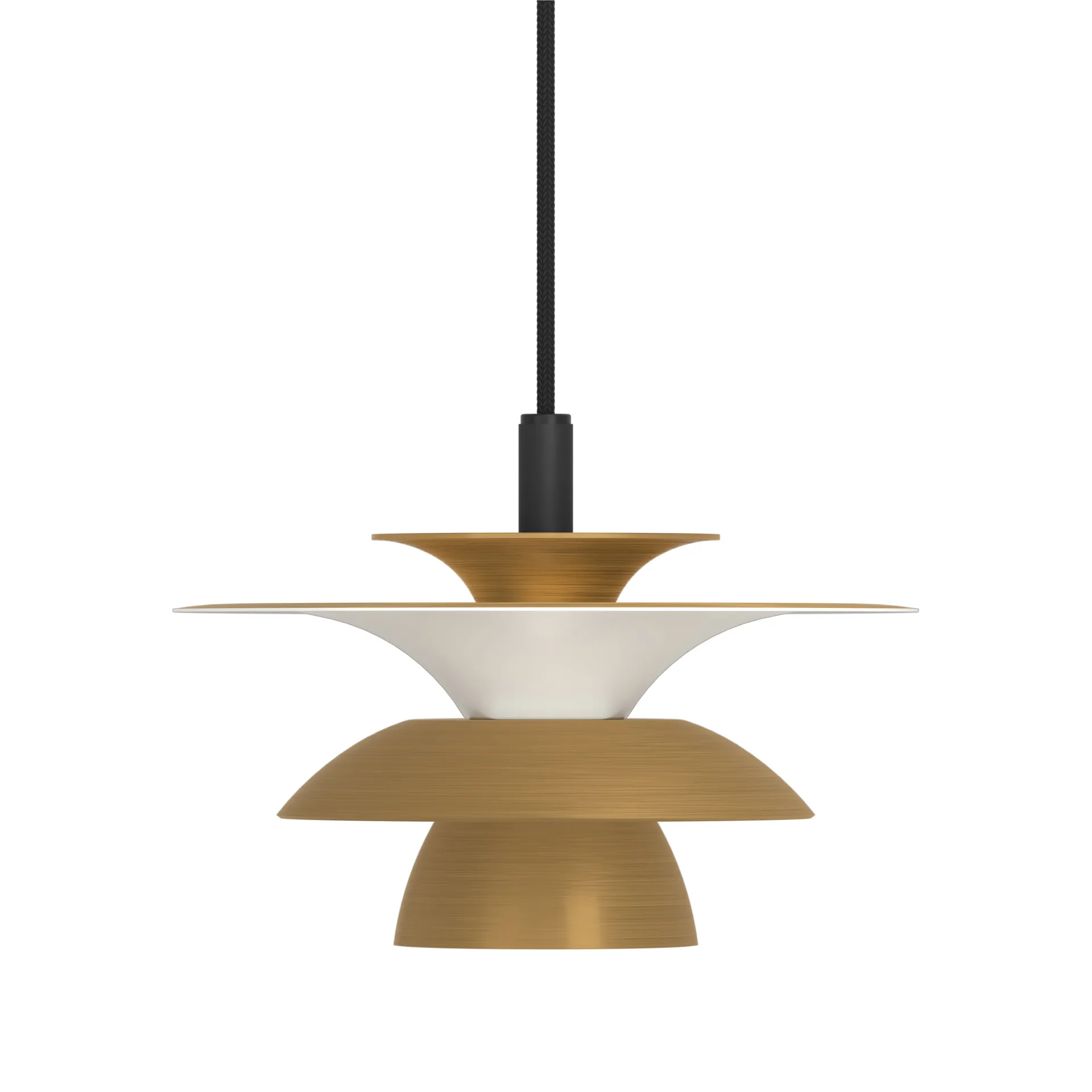 Lampa sufitowa Picasso Ø18 cm, Antyczny mosiądz Belid