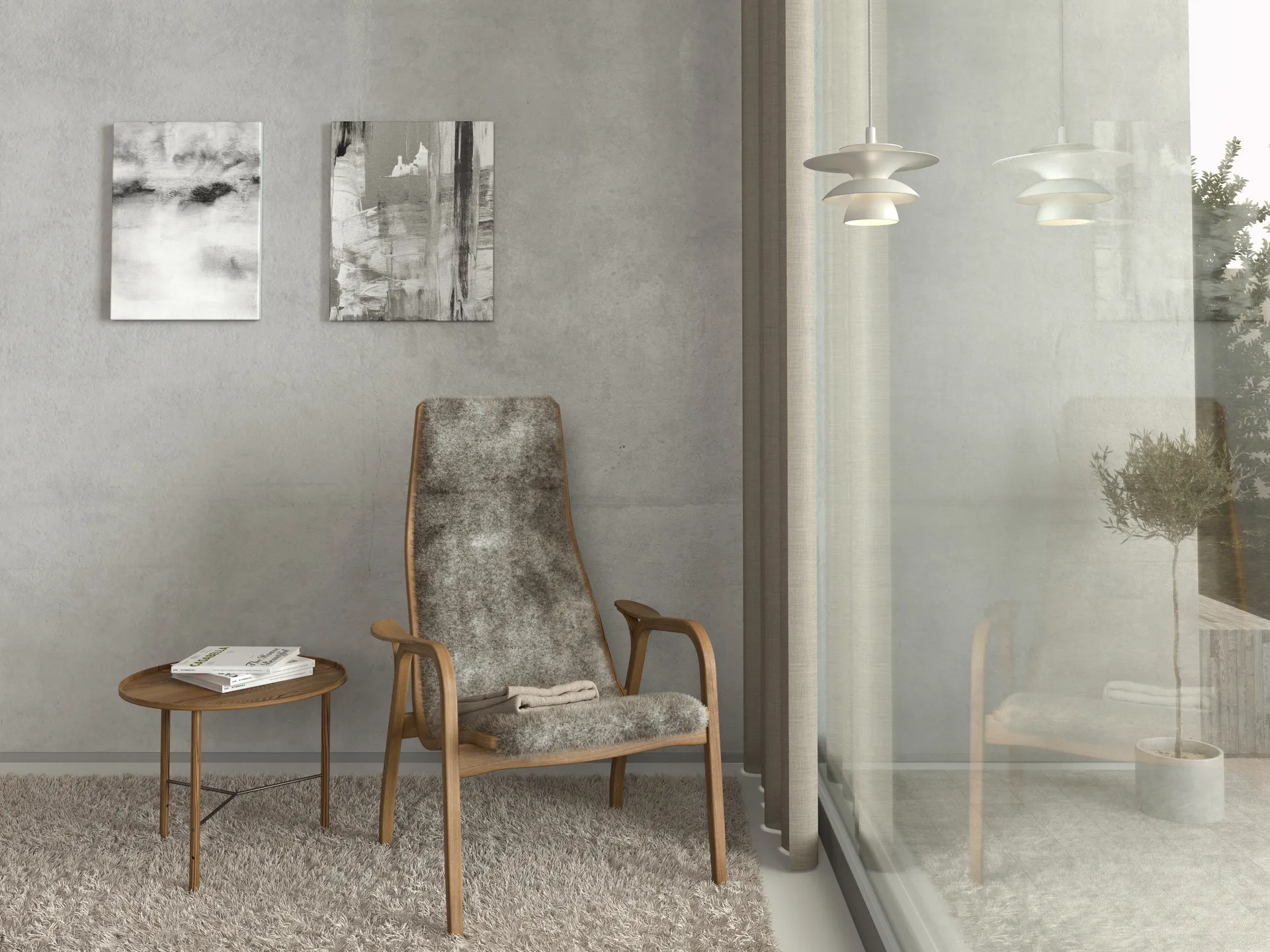 Lampa sufitowa Picasso Ø18 cm, Matowa biel Belid