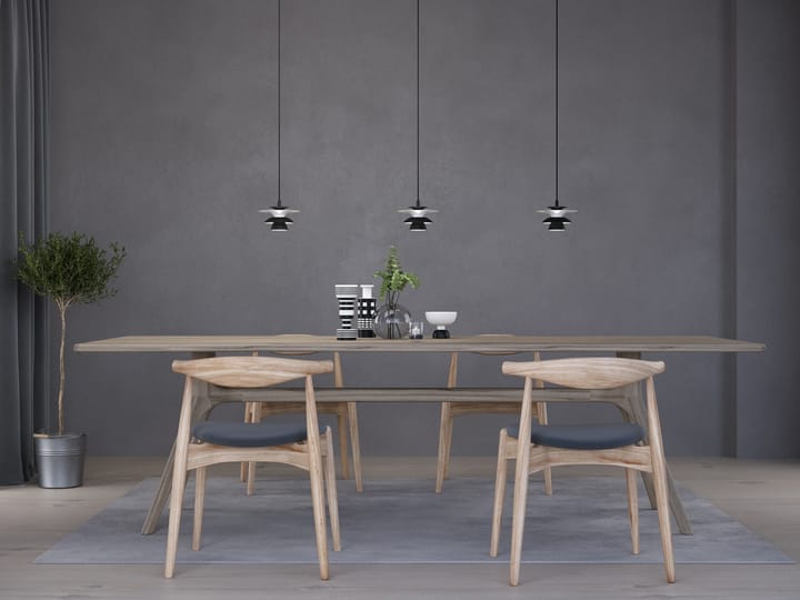 Lampa sufitowa Picasso Ø18 cm, Matowa czerń Belid