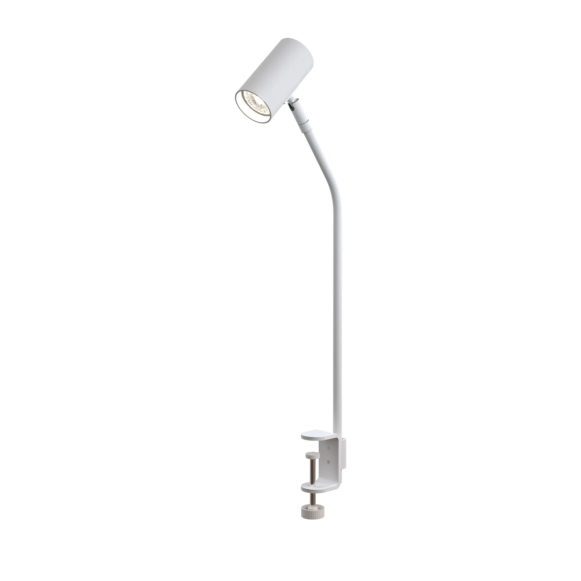 Lampa Tyson na blat stołowy Ø15,5 cm, Biała tekstura Belid