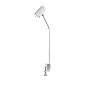 Lampa Tyson na blat stołowy Ø15,5 cm - Biała tekstura - Belid