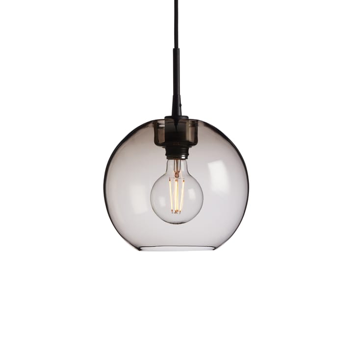 Lampa wisząca Gloria Ø26 cm - Szkło przydymione na czarno - Belid