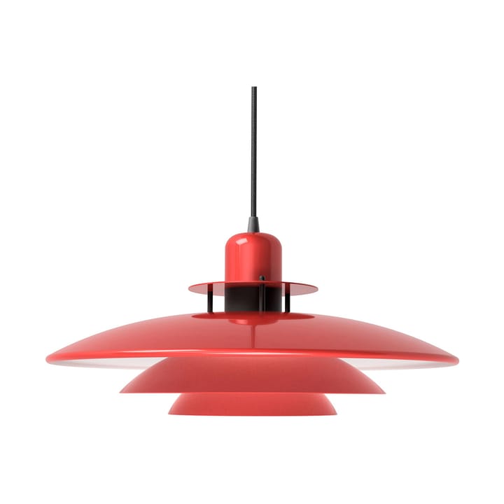 Lampa wisząca Primus Ø43 cm - Blank czerwony-matowy czarny - Belid