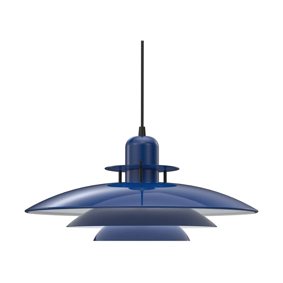 Lampa wisząca Primus Ø43 cm, Głęboki niebieski-czarny mat Belid