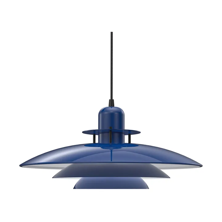 Lampa wisząca Primus Ø43 cm - Głęboki niebieski-czarny mat - Belid