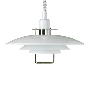 Lampa wisząca Primus II Ø43 cm - Biało-chromowa - Belid