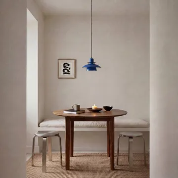 Lampa wisząca Primus IV Ø28 cm - Głęboki niebieski-czarny mat - Belid