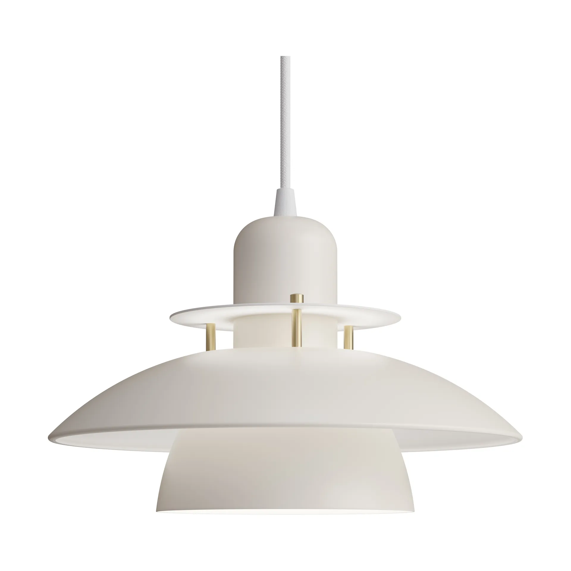 Lampa wisząca Primus IV Ø28 cm, Sand-mosiądz Belid