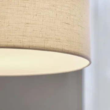 Lampa wisząca Soft Ø40 cm - Lniany naturalny-metaliczny brąz, Ø44 cm - Belid