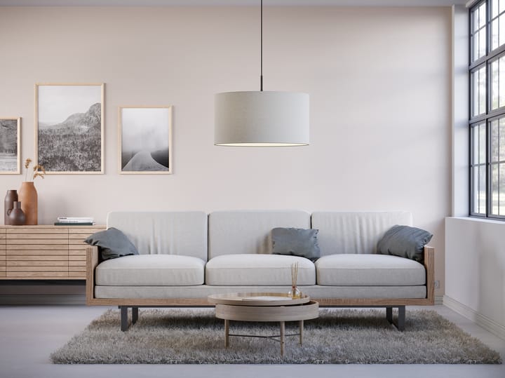 Lampa wisząca Soft Ø57 cm, Biała wełna Belid