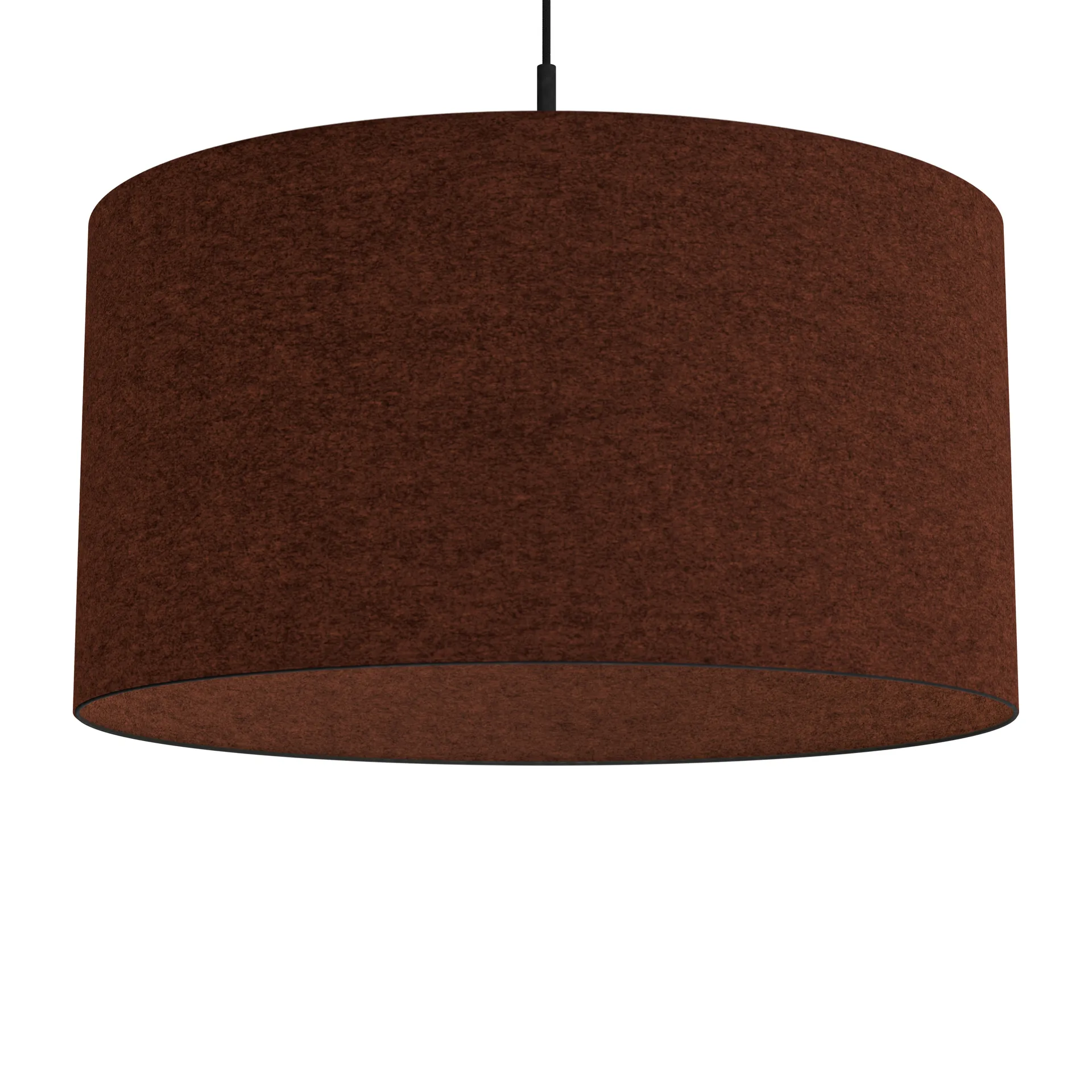 Lampa wisząca Soft Ø57 cm, Rdzawoczerwona wełna Belid