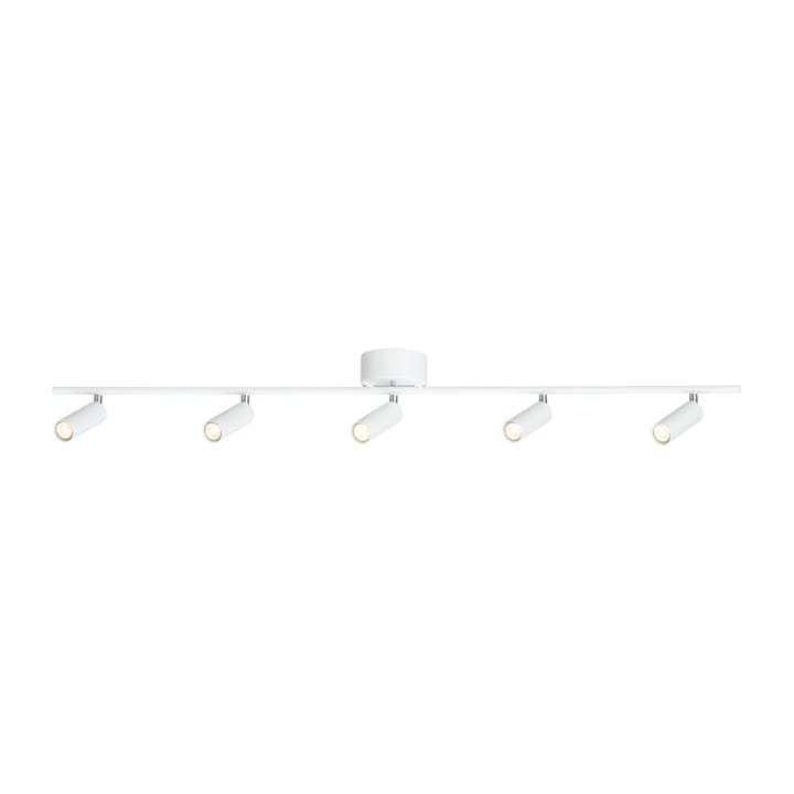 Listwa z reflektorami Cato Slim 5:a, Matowa biel-LED Belid